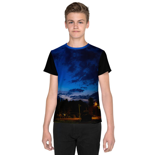 Summer Nights Teen's Neck t-shirt