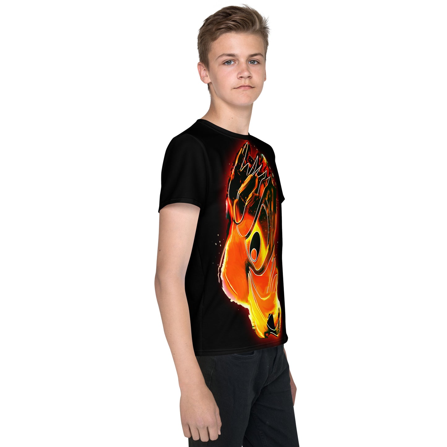 Ghost Pheonix Teens Neck t-shirt