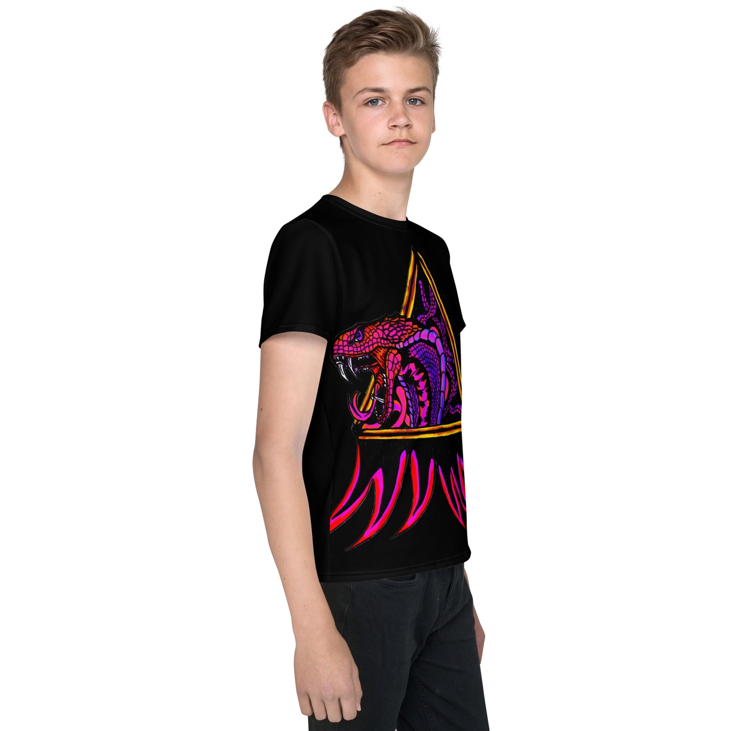 80's Viper Teen's Neck t-shirt