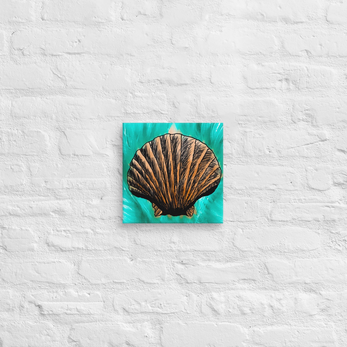 Melt Seashell Canvas