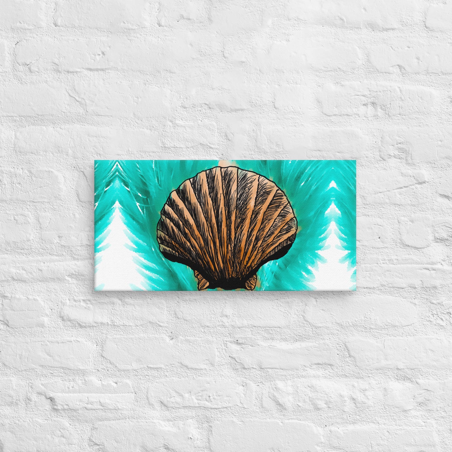 Melt Seashell Canvas