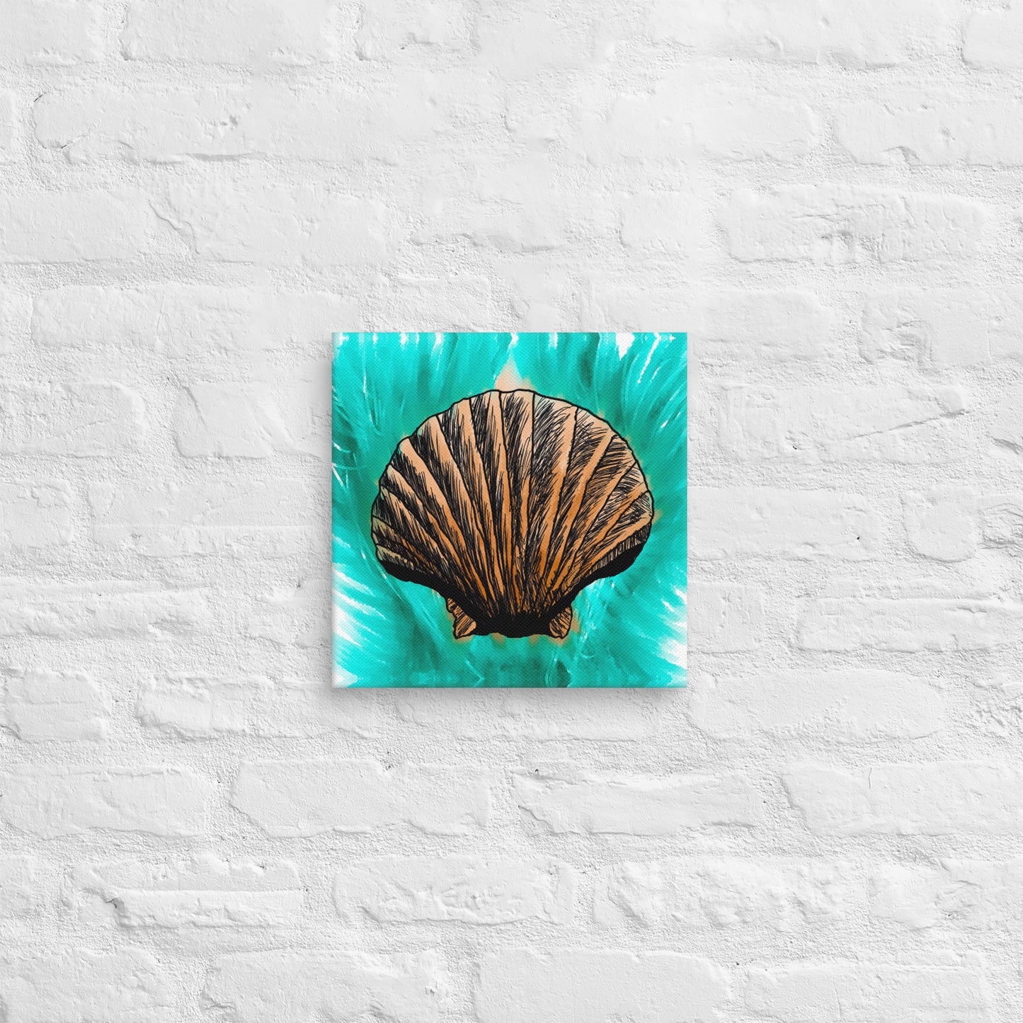 Melt Seashell Canvas