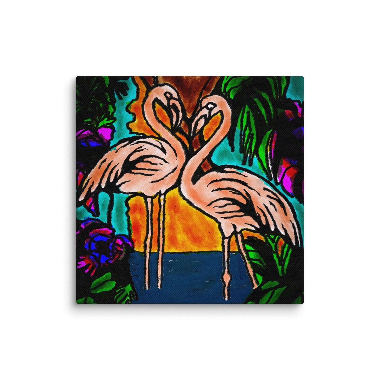 Flamingo Vibe Canvas