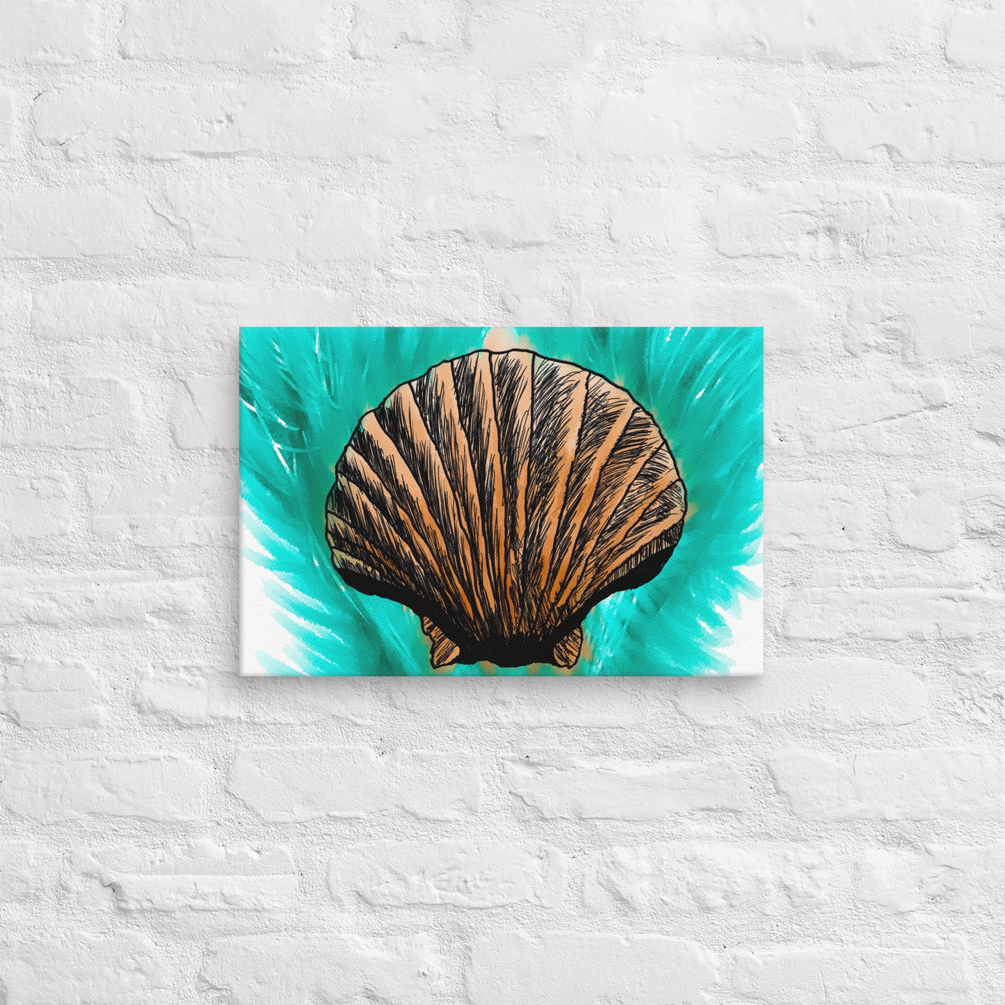 Melt Seashell Canvas