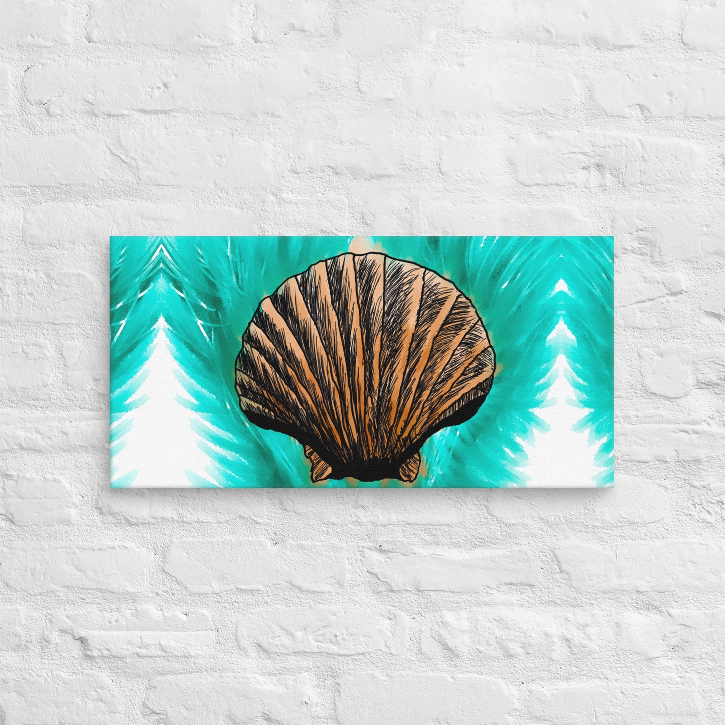 Melt Seashell Canvas