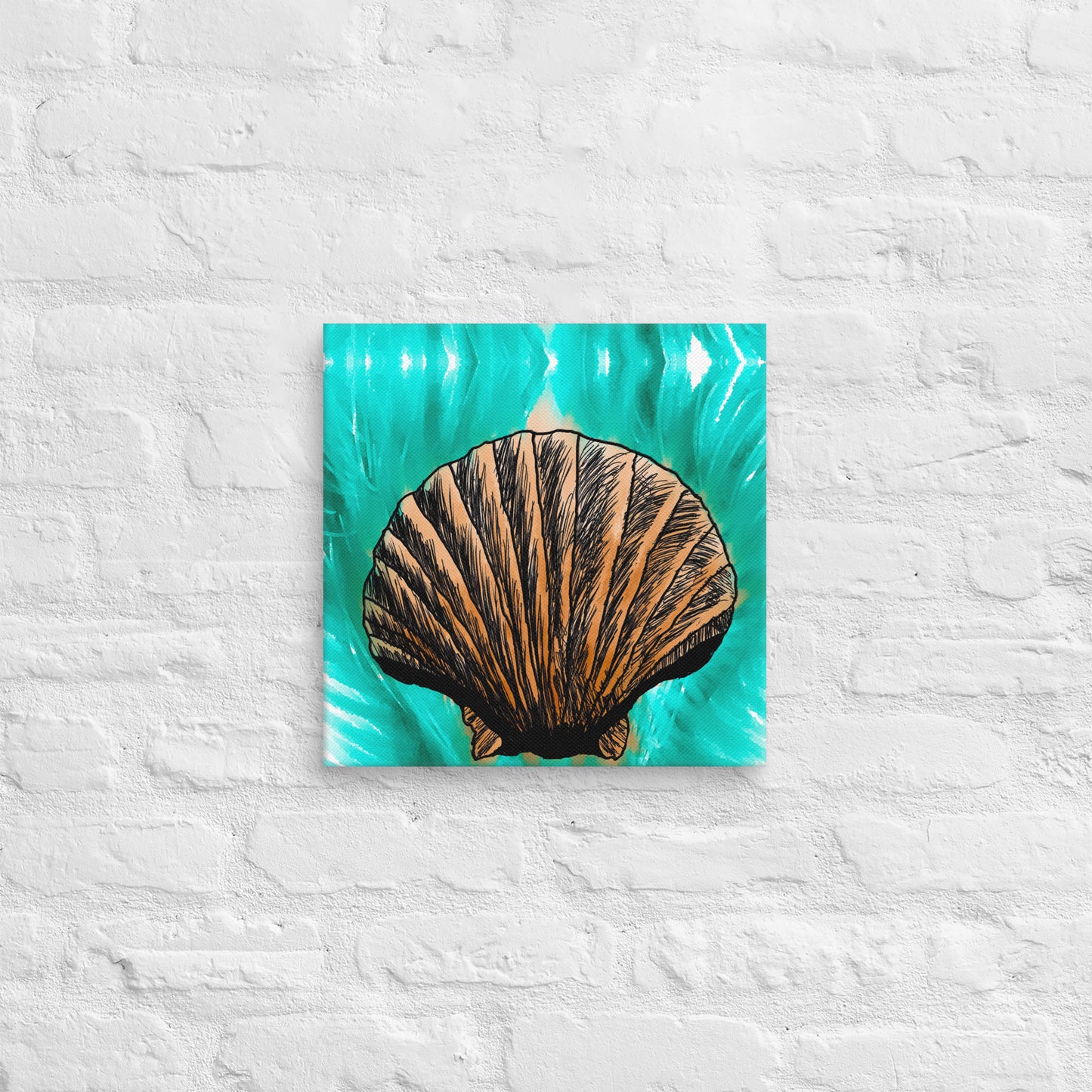 Melt Seashell Canvas