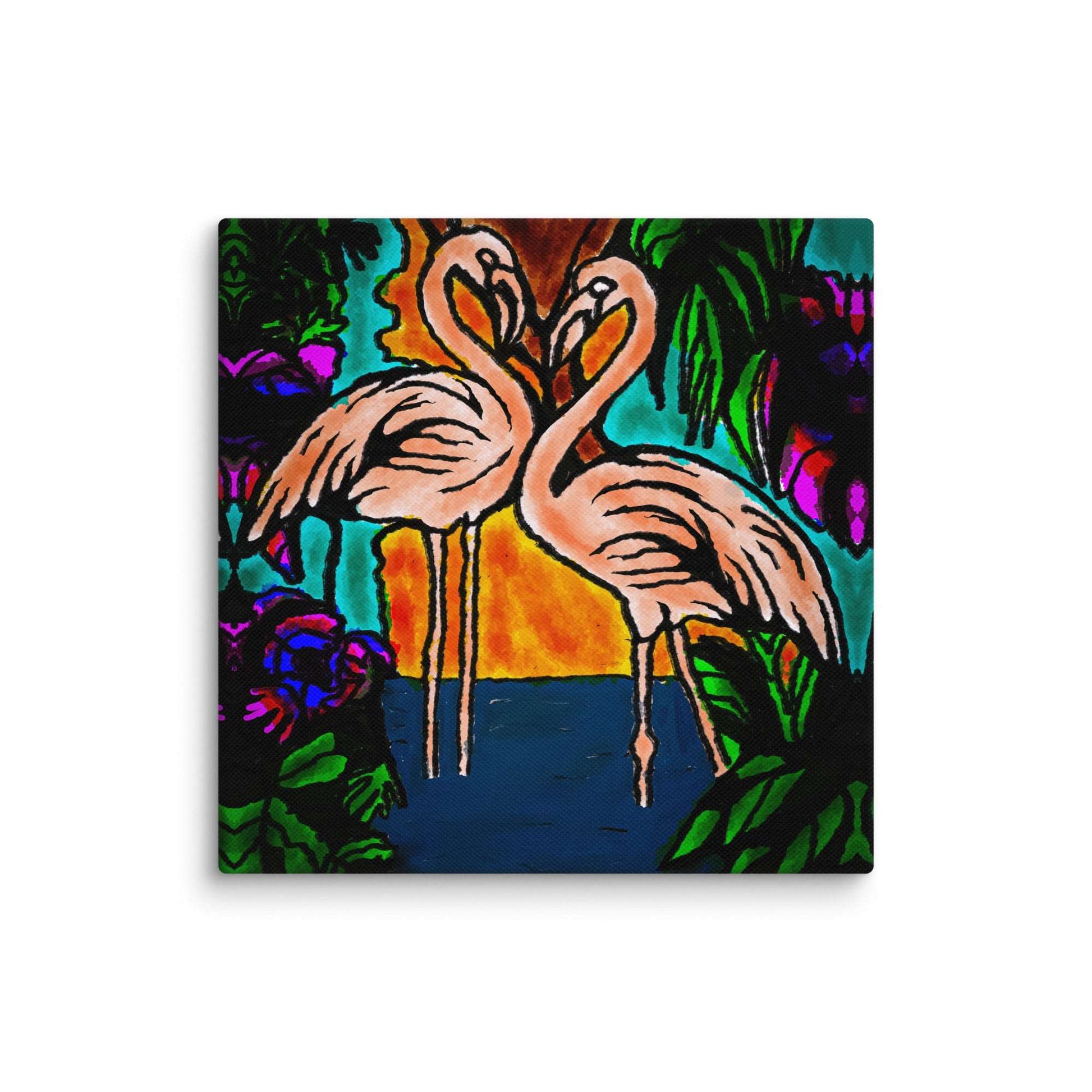 Flamingo Vibe Canvas