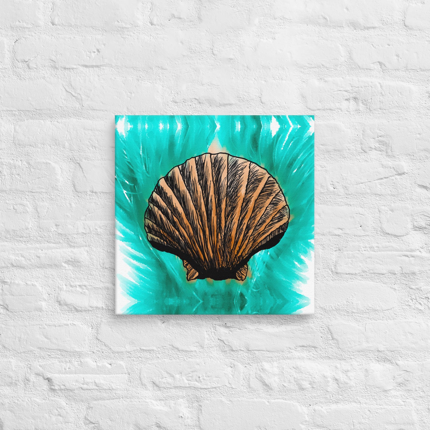 Melt Seashell Canvas