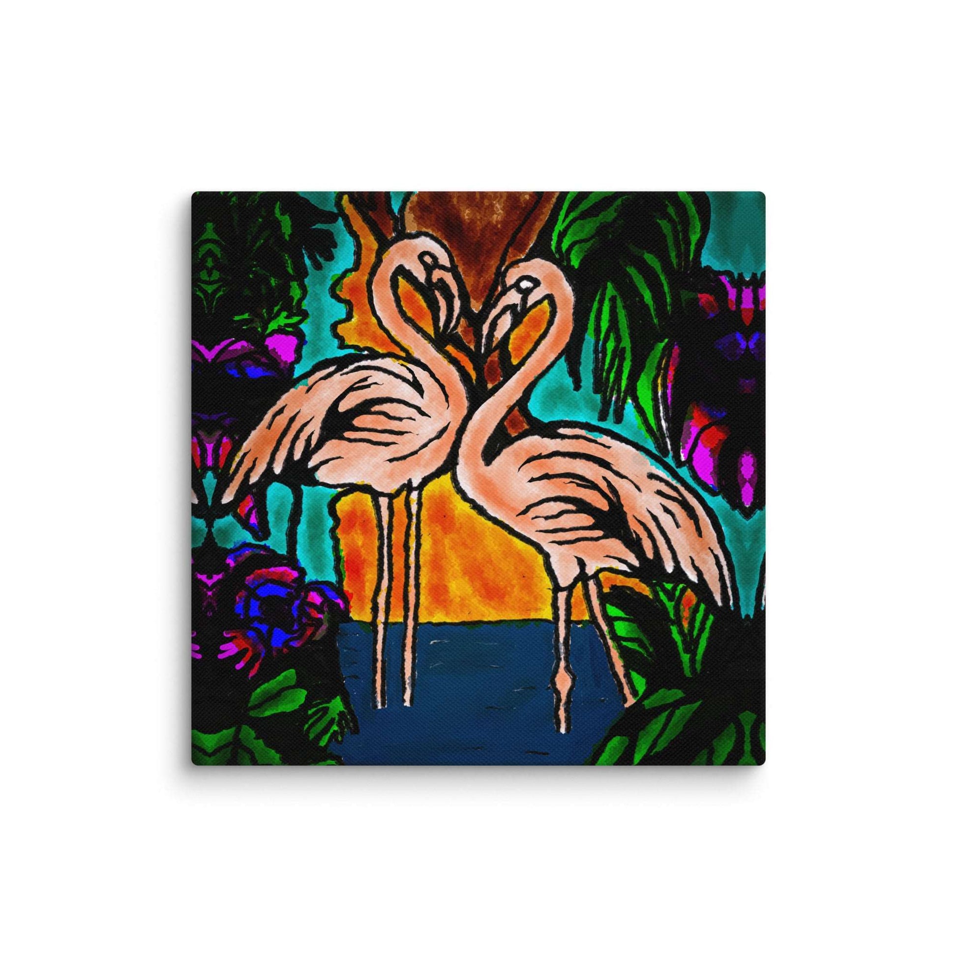 Flamingo Vibe Canvas