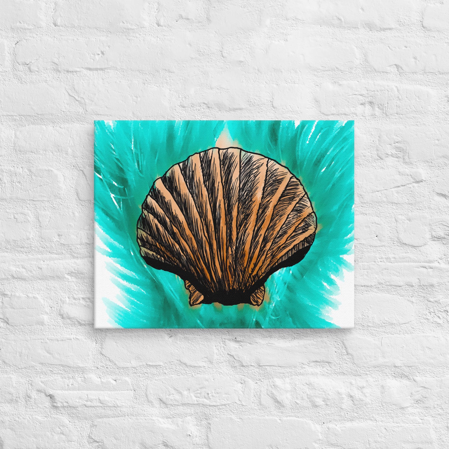 Melt Seashell Canvas