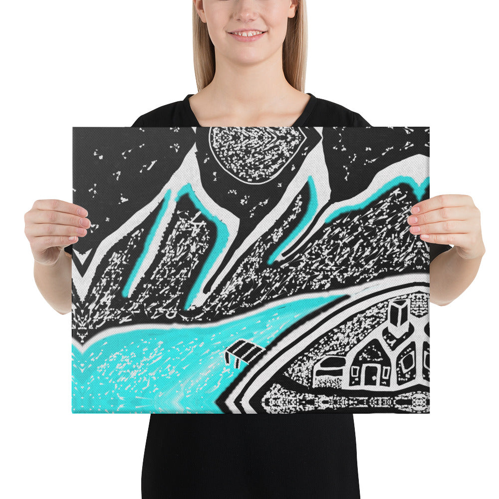 Ice Mountain Canvas