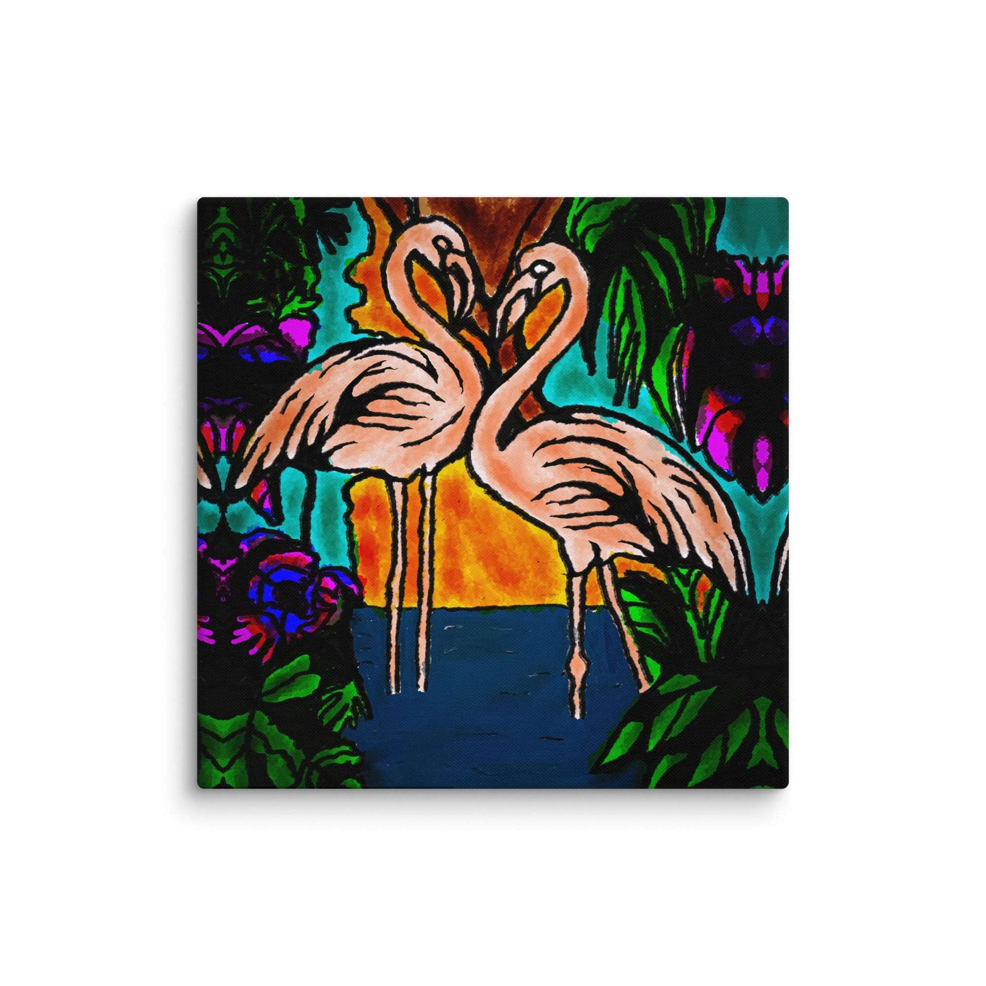 Flamingo Vibe Canvas