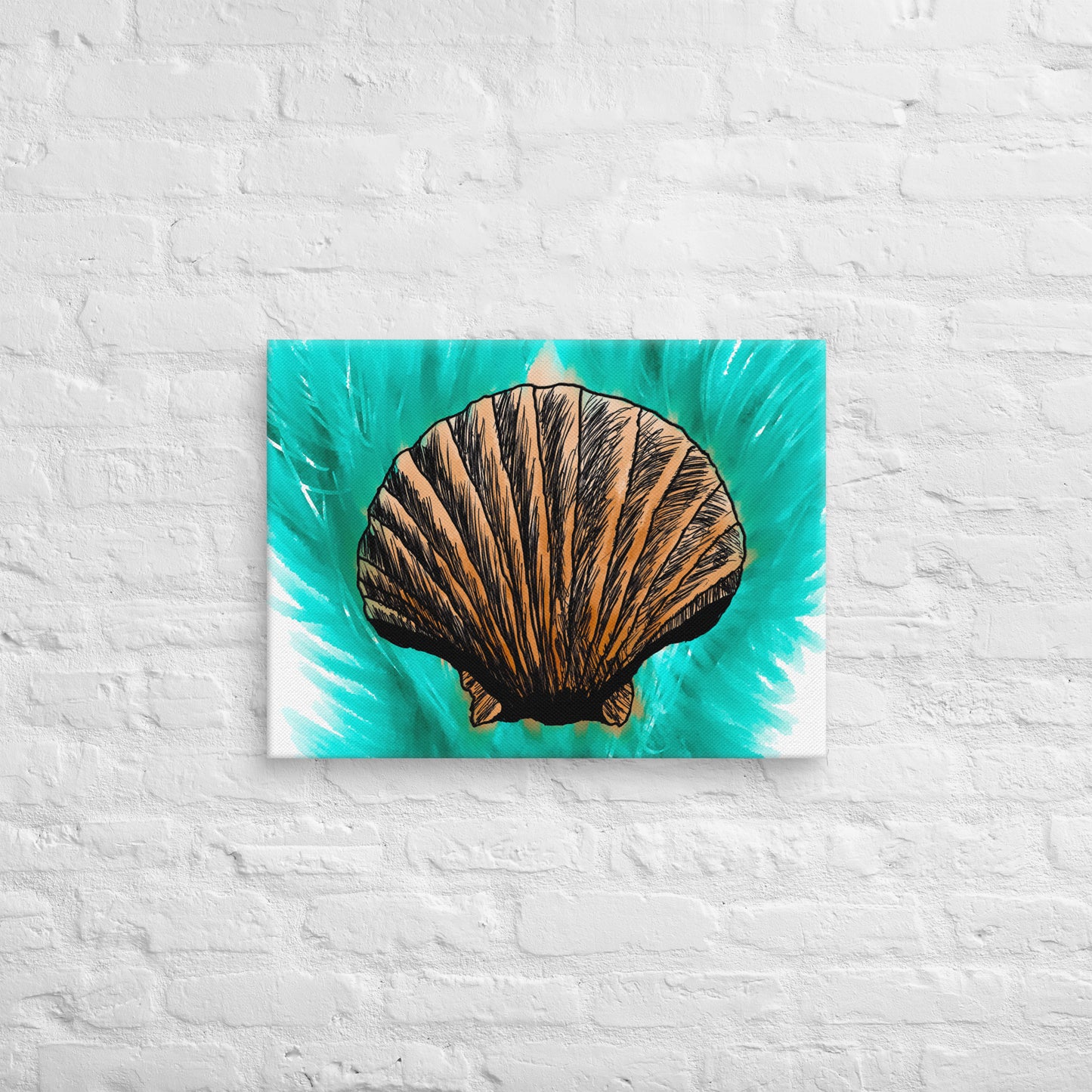 Melt Seashell Canvas