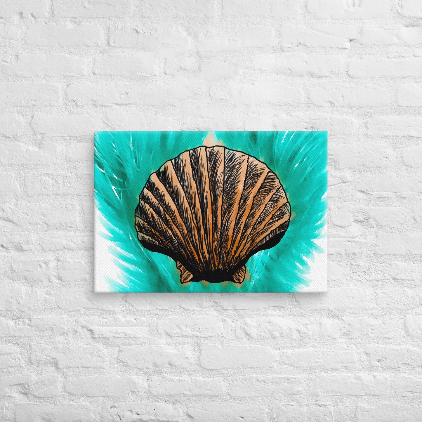 Melt Seashell Canvas