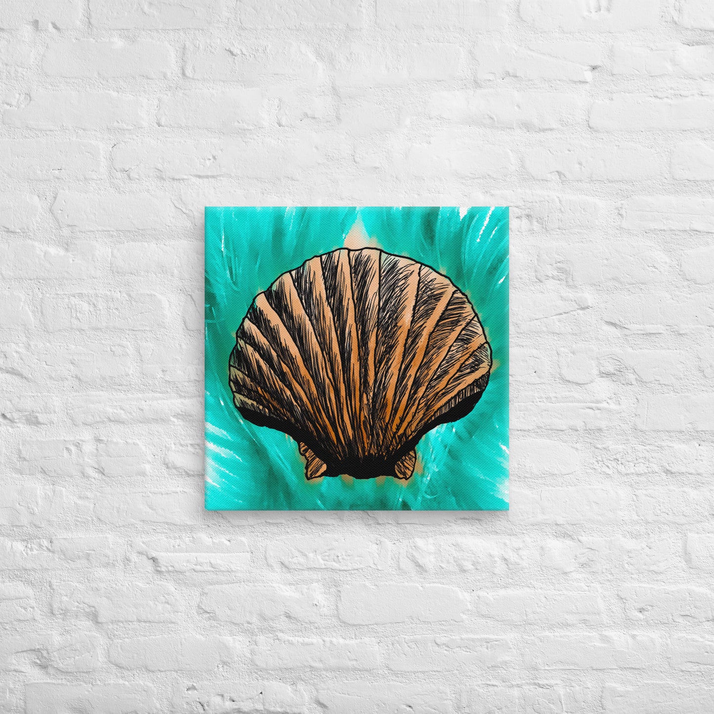 Melt Seashell Canvas