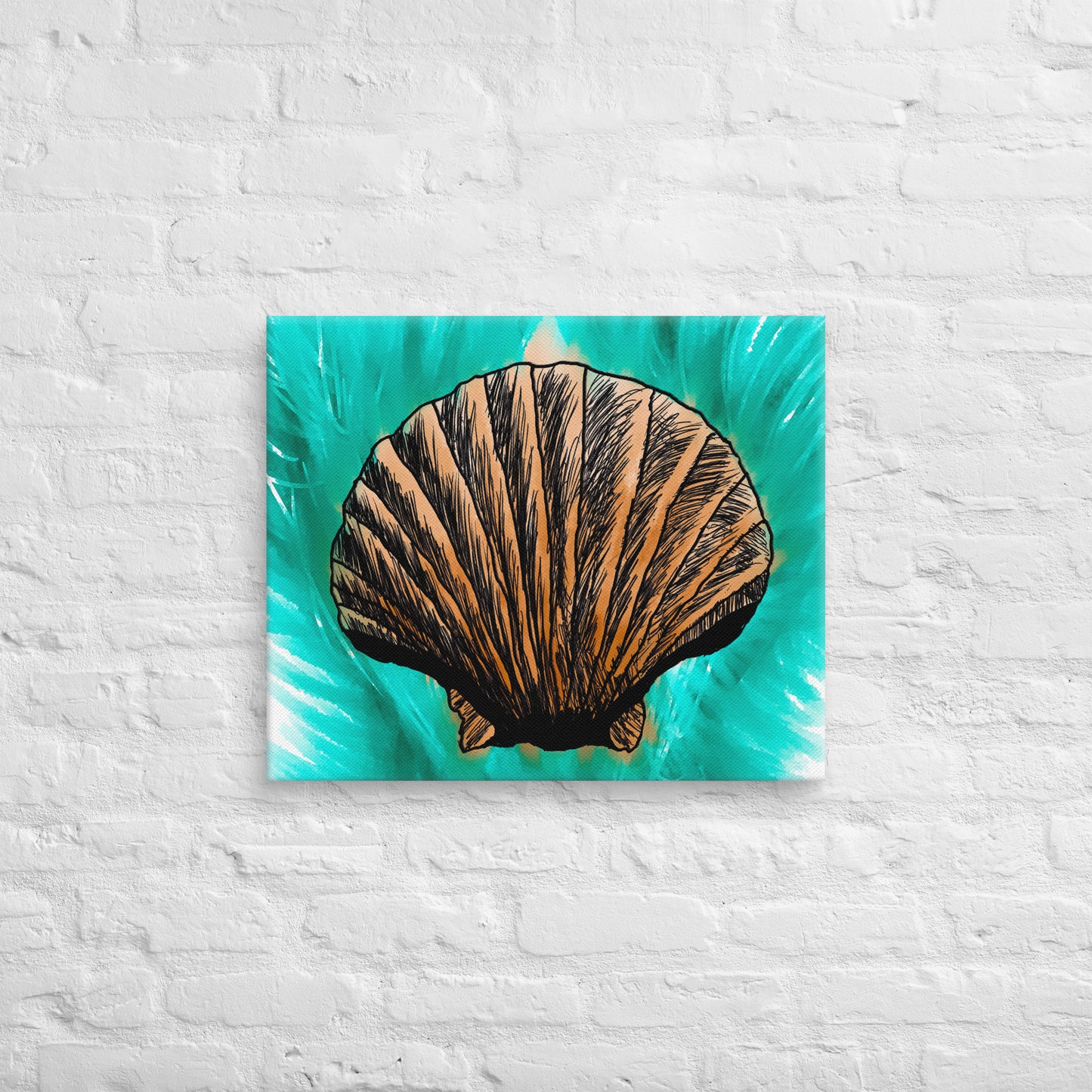 Melt Seashell Canvas