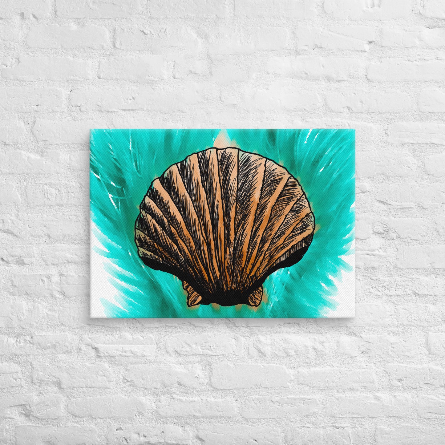 Melt Seashell Canvas