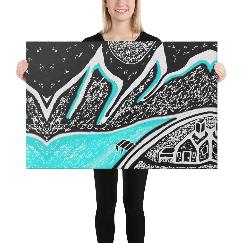 Ice Mountain Canvas