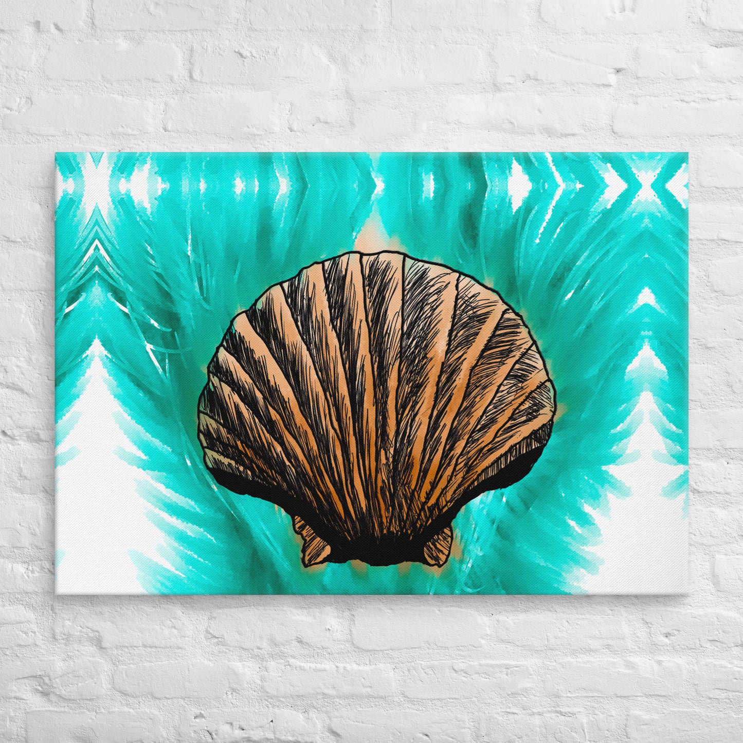 Melt Seashell Canvas