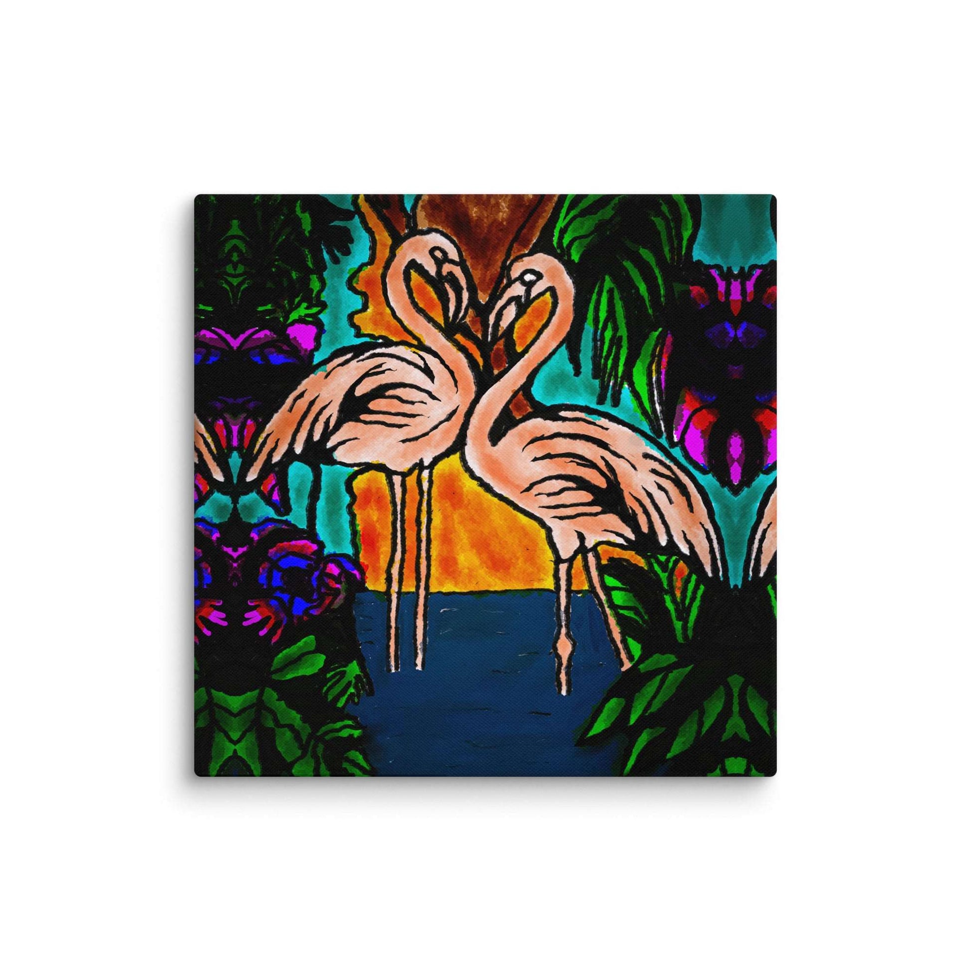 Flamingo Vibe Canvas