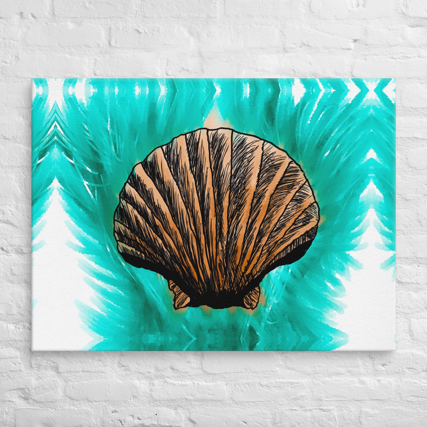 Melt Seashell Canvas