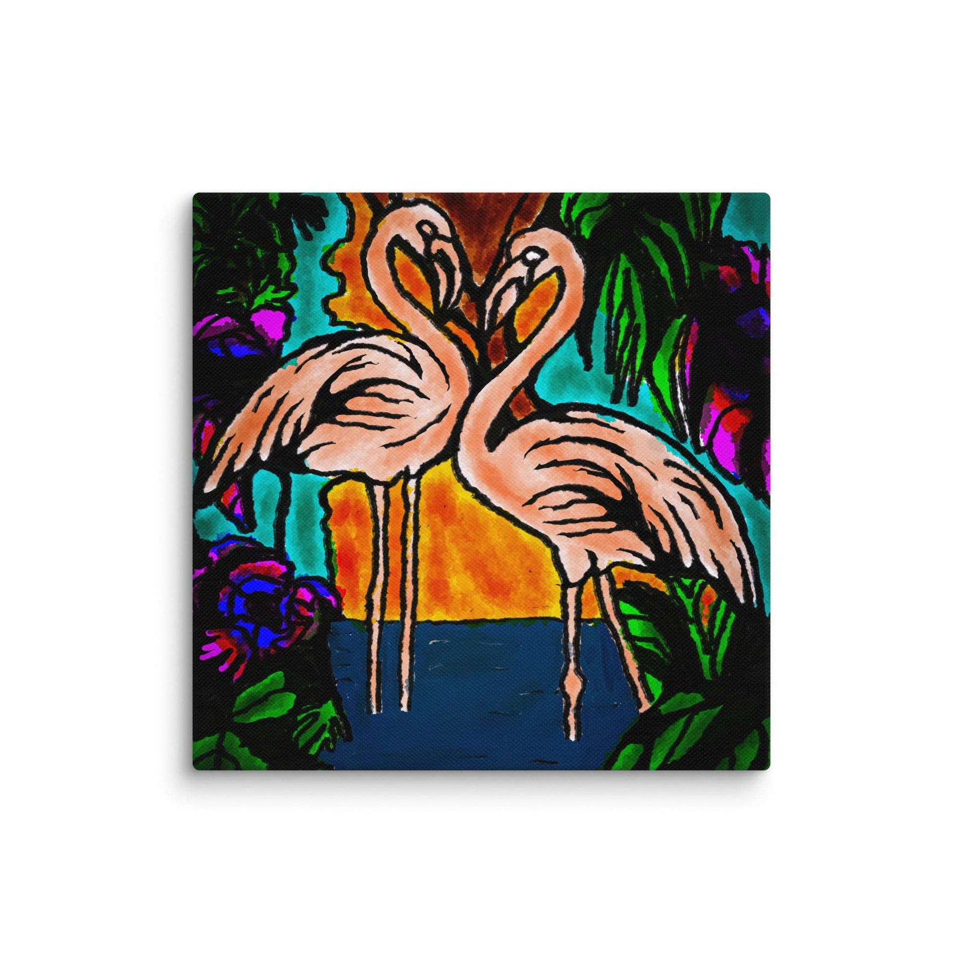 Flamingo Vibe Canvas