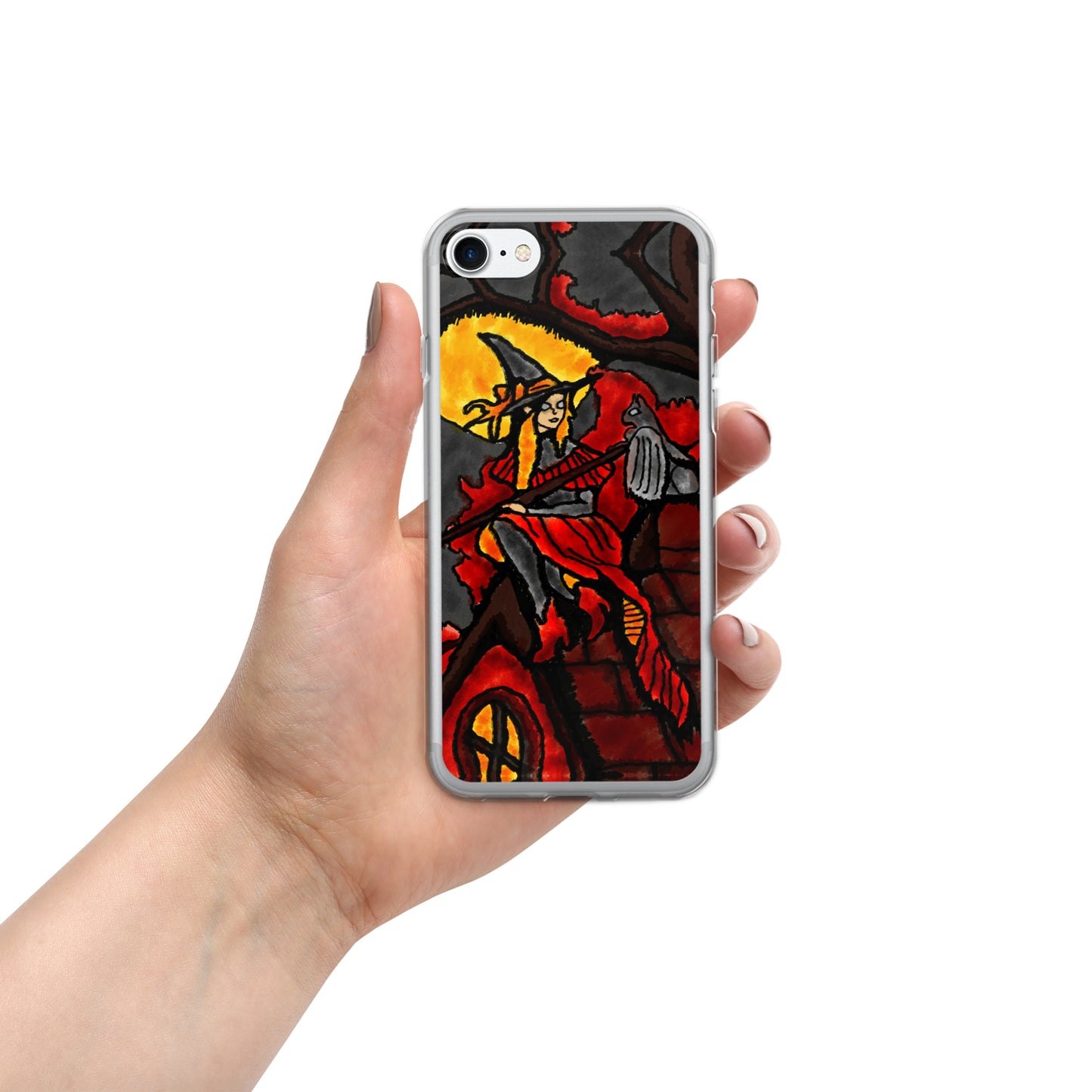 Moonlit Witch's Clear Case for iPhone®