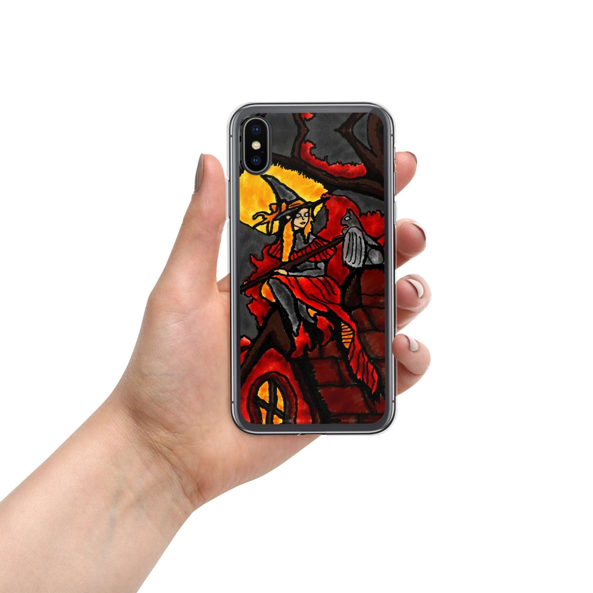 Moonlit Witch's Watch Clear Case for iPhone®