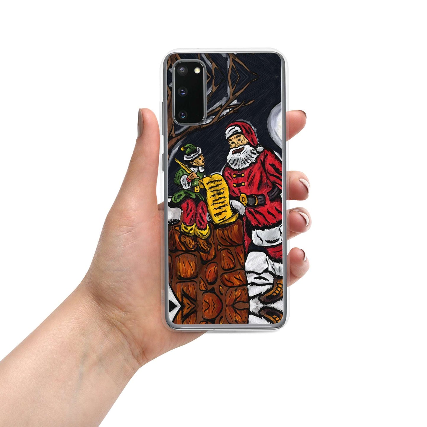 A Night With Santa Clear Case for Samsung®