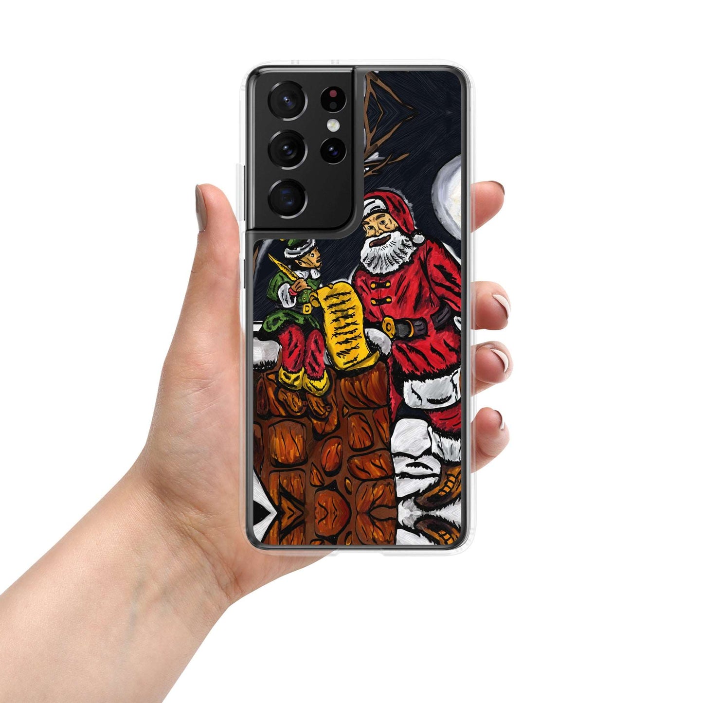 A Night With Santa Clear Case for Samsung®