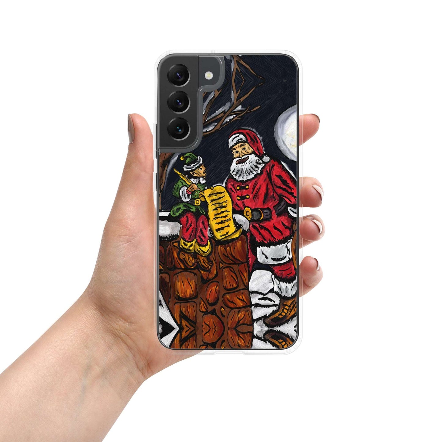 A Night With Santa Clear Case for Samsung®