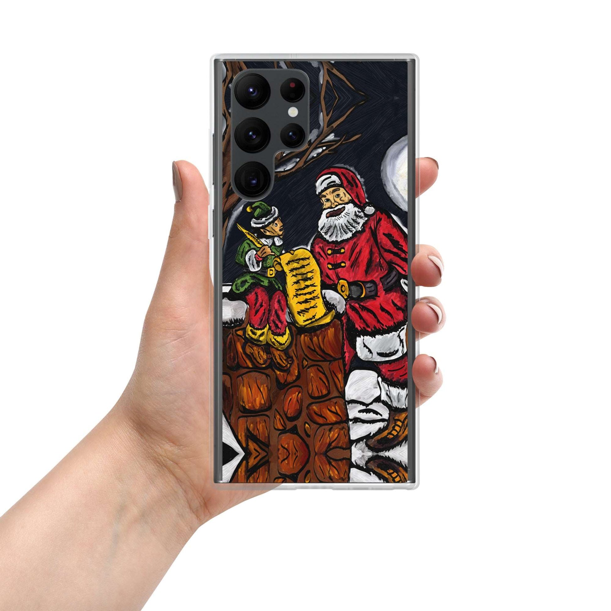 A Night With Santa Clear Case for Samsung®