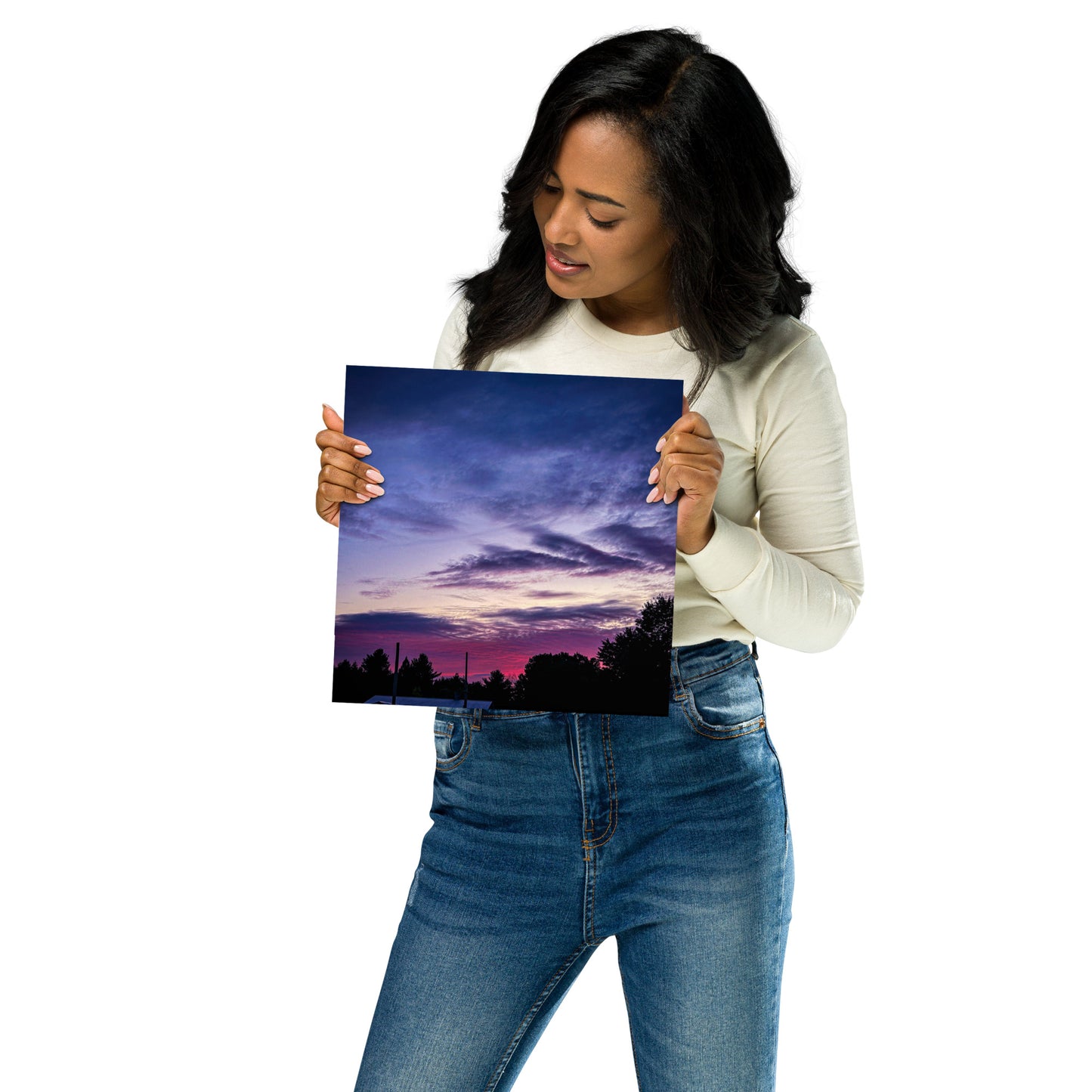 Purple Skylight Poster