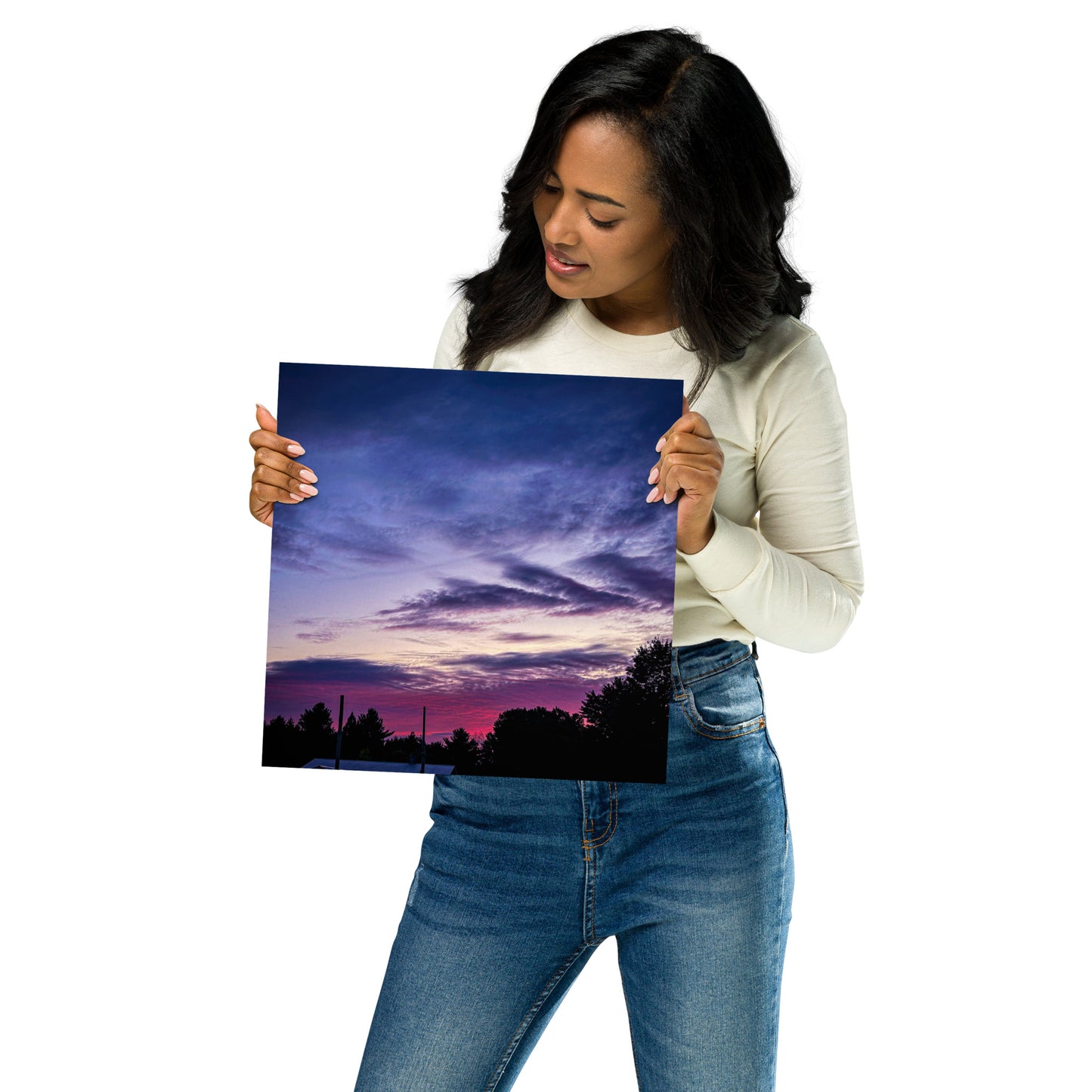 Purple Skylight Poster