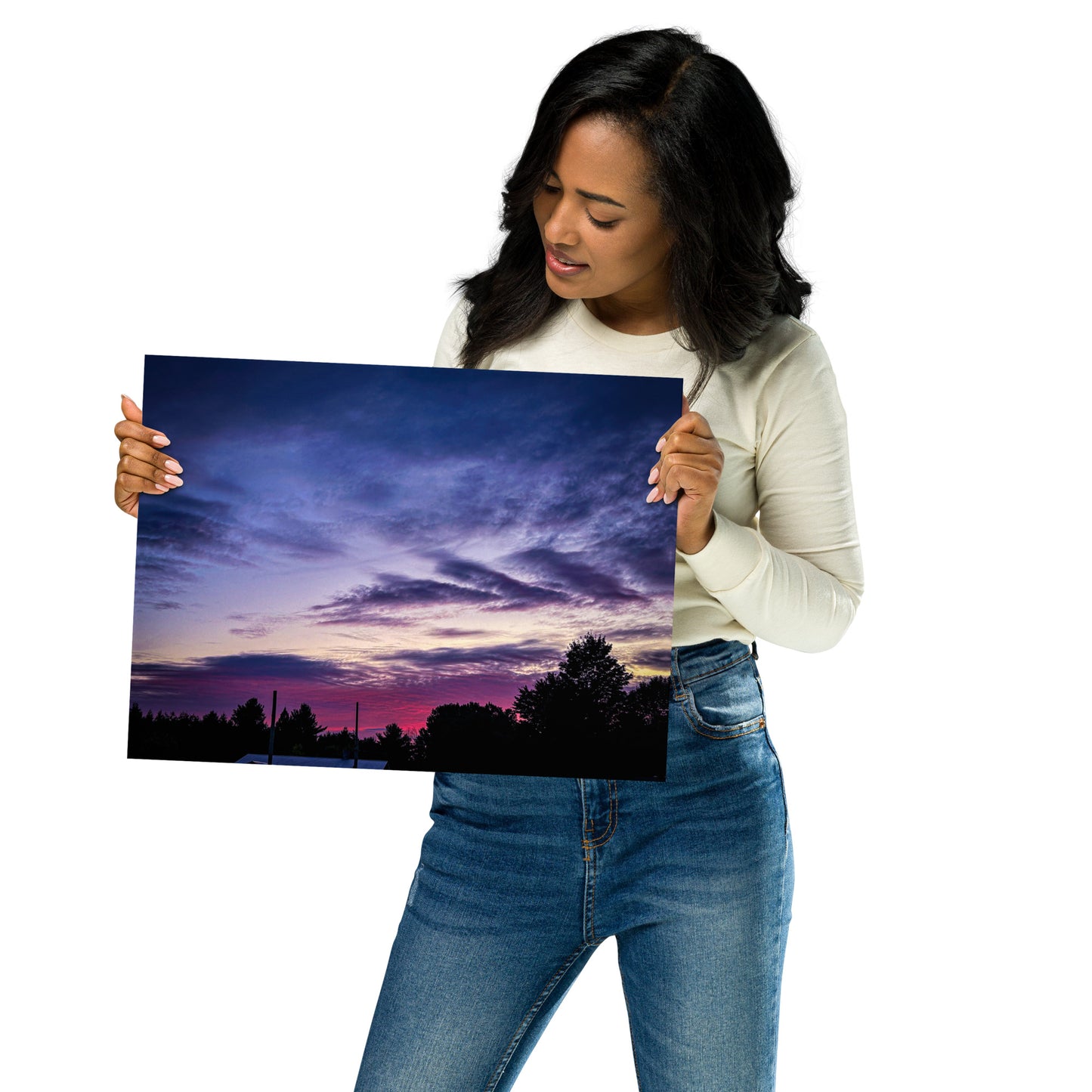 Purple Skylight Poster