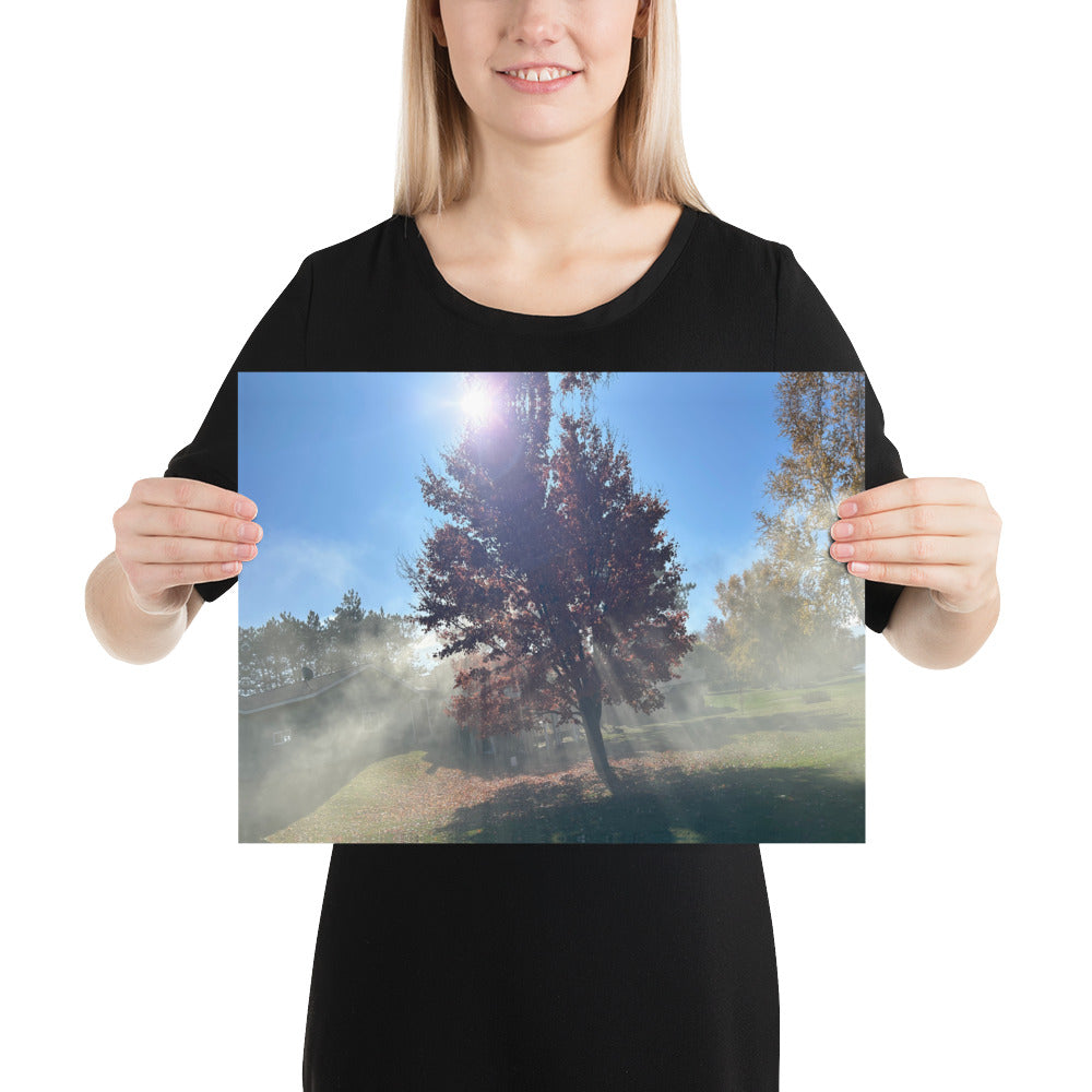 Smokey Tree Poster