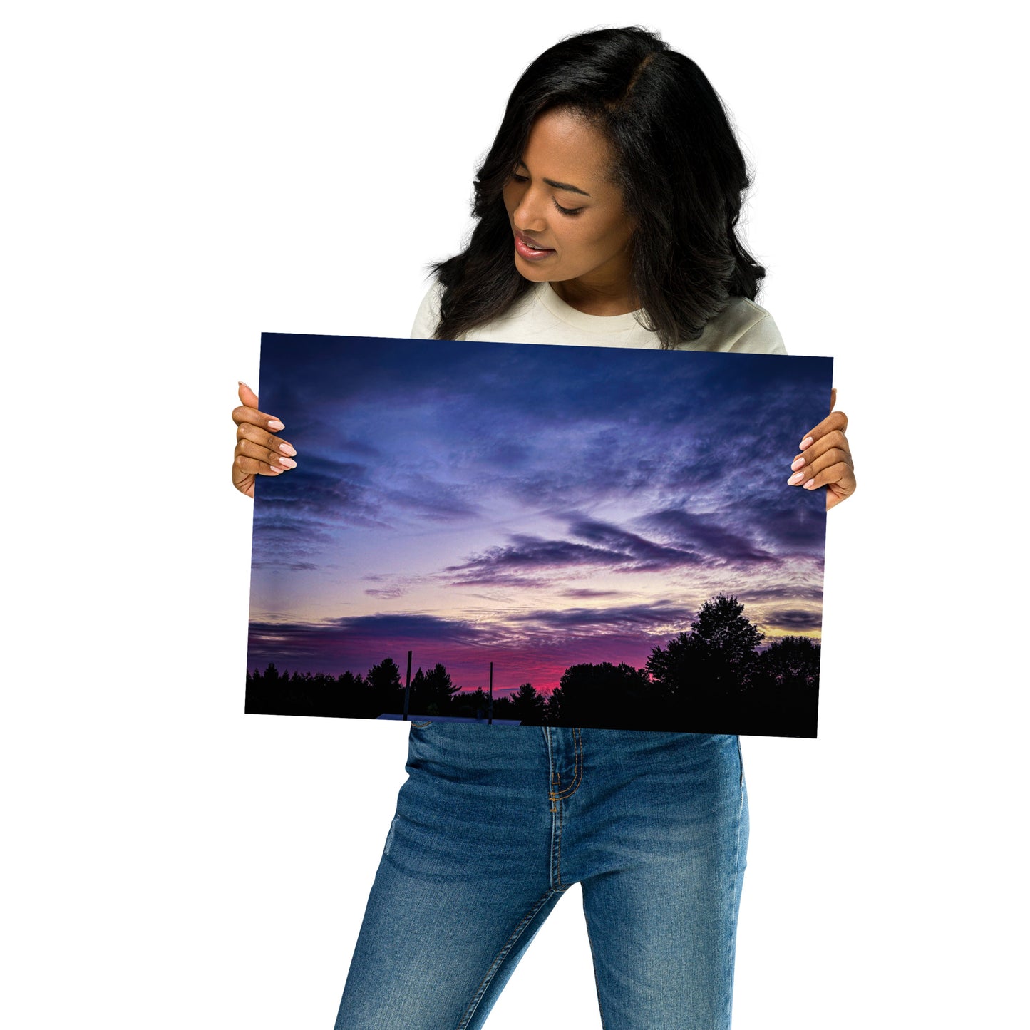 Purple Skylight Poster