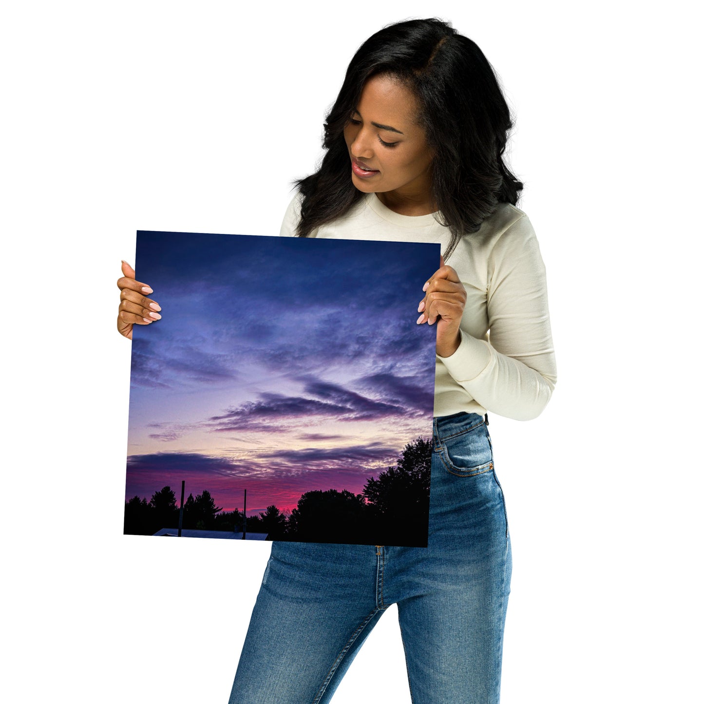 Purple Skylight Poster