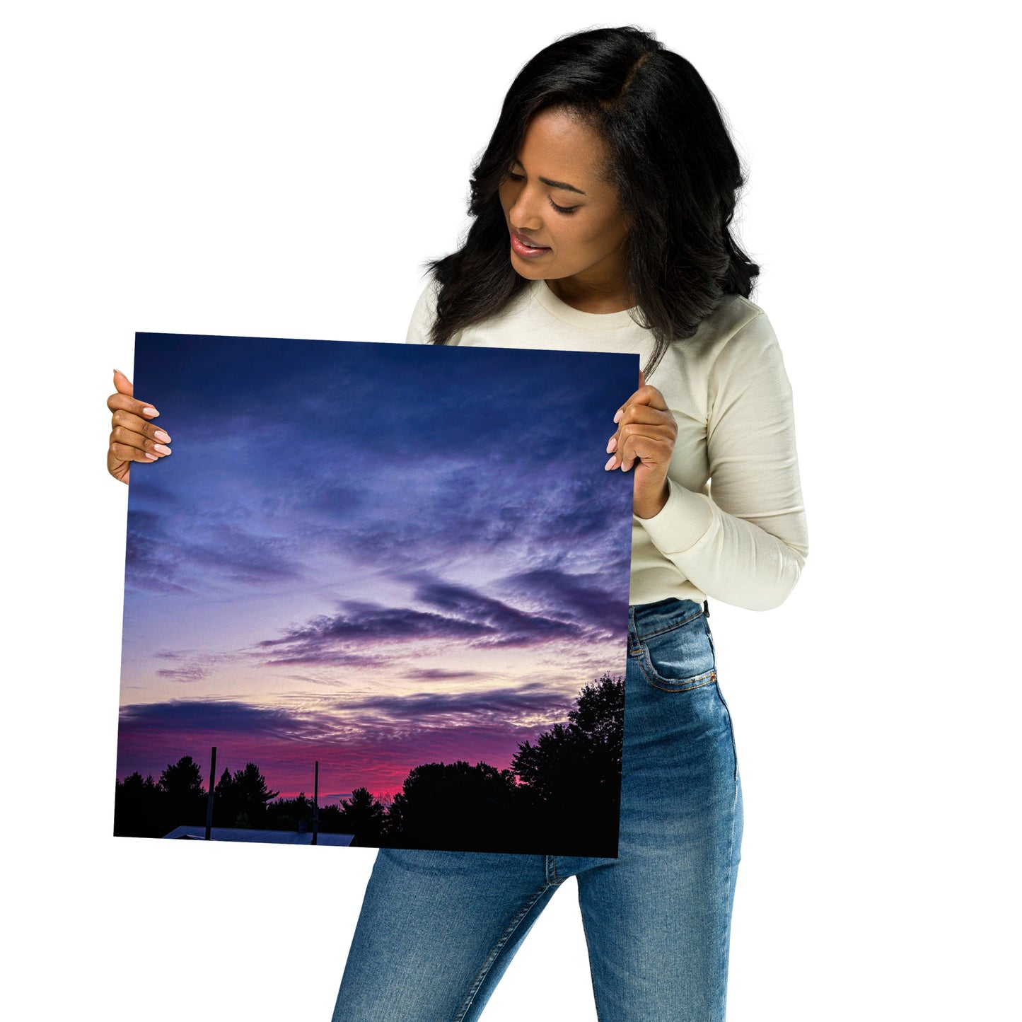 Purple Skylight Poster