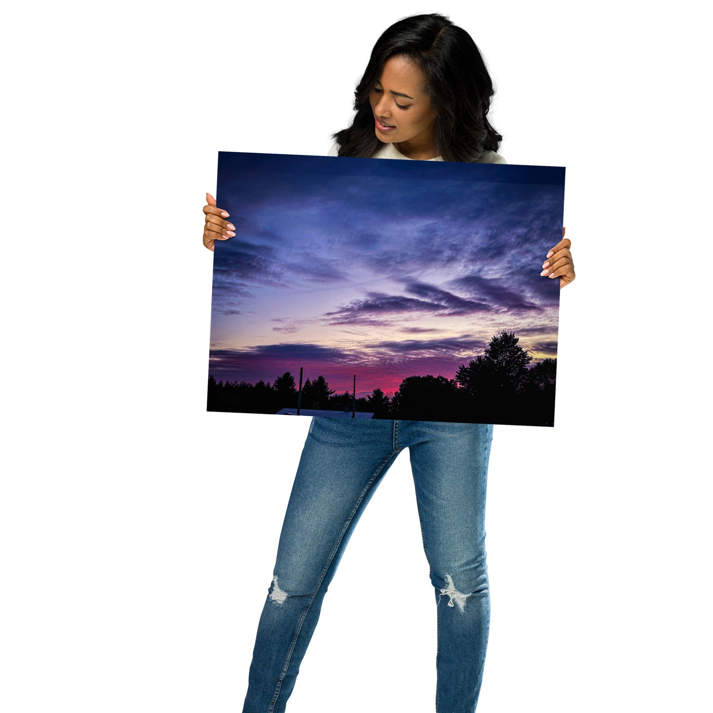 Purple Skylight Poster