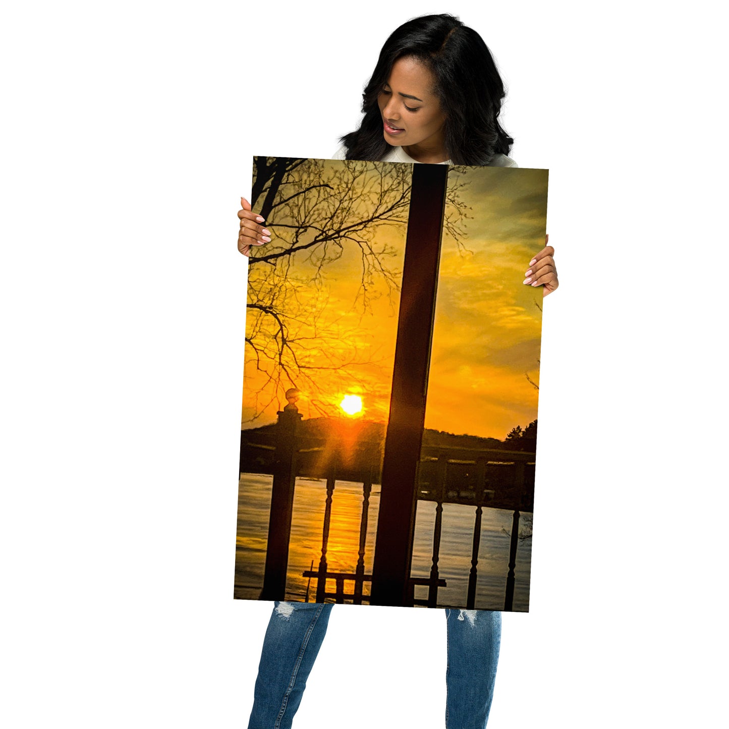 Icey Sunset Poster