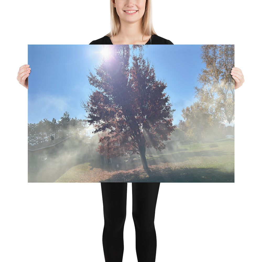 Smokey Tree Poster