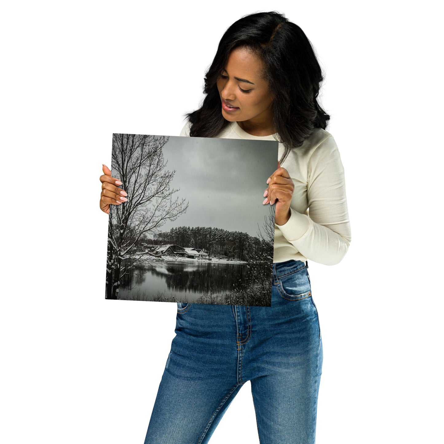 Winter Ni Metal prints