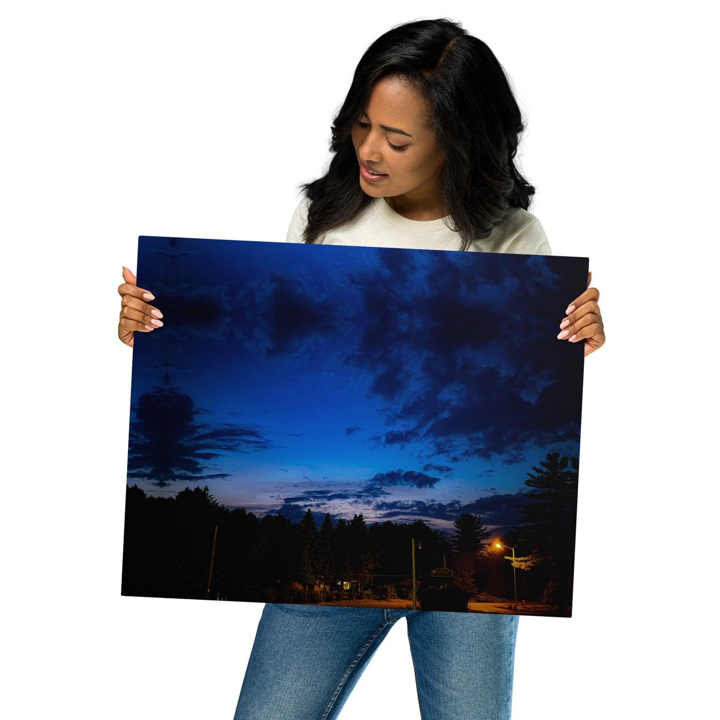 Summer Nights Metal prints