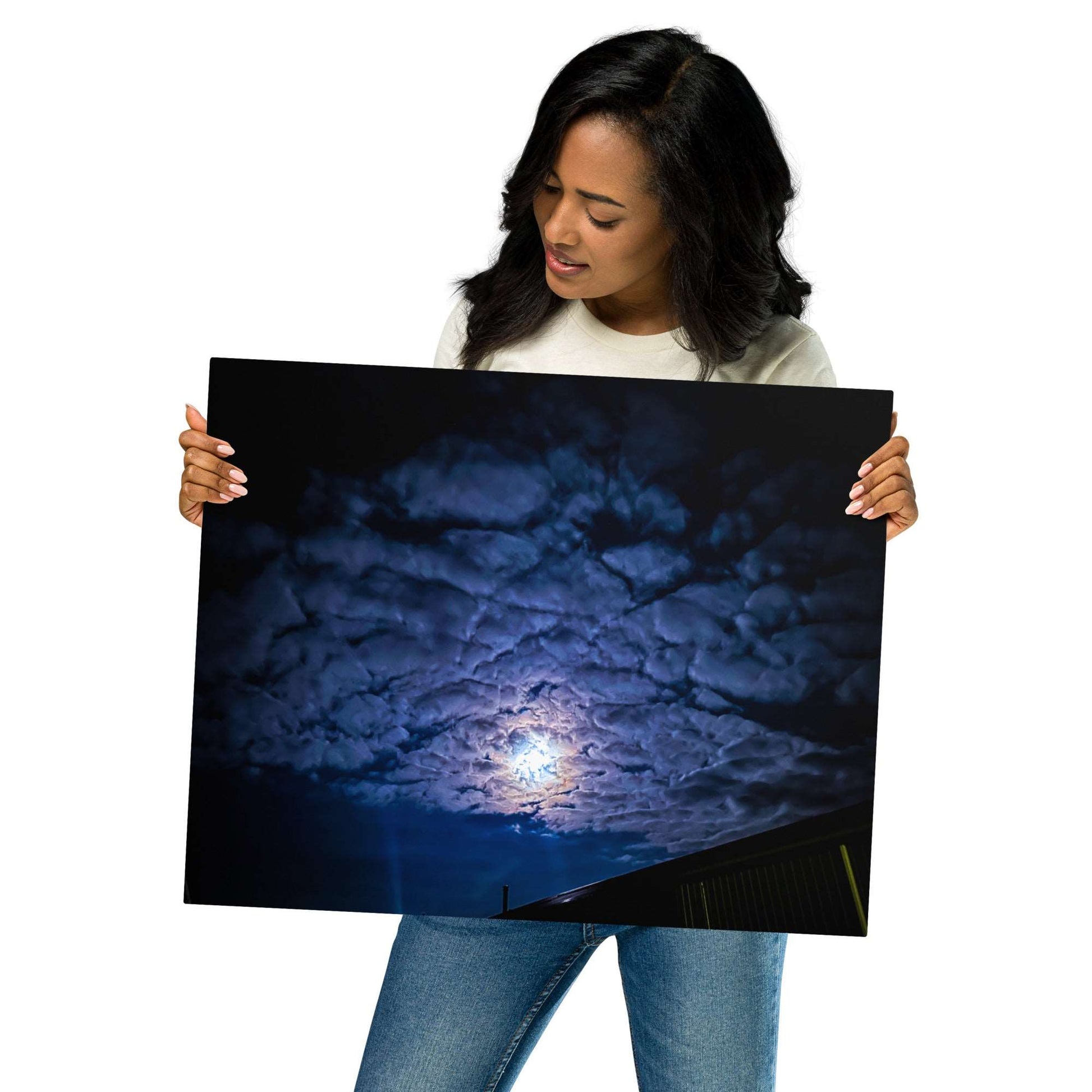 Dark Moon Metal prints