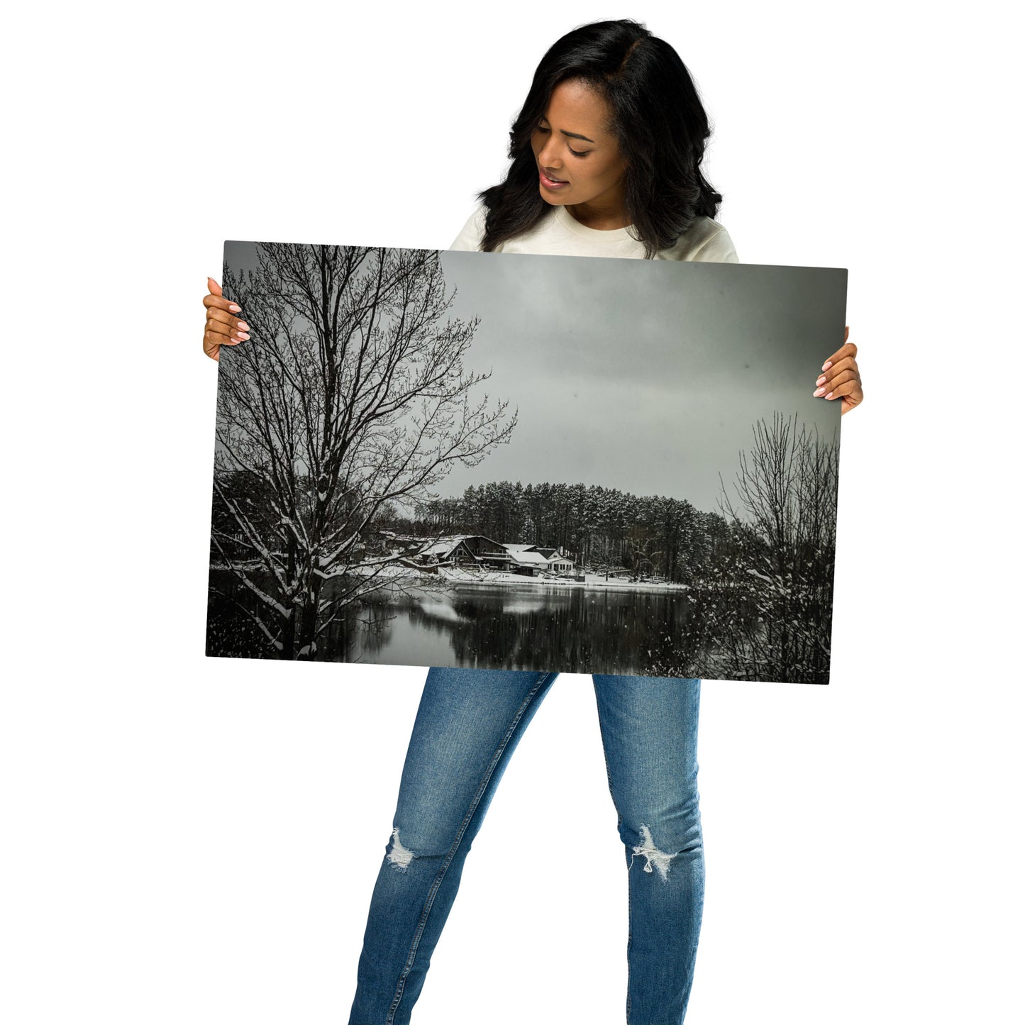 Winter Ni Metal prints