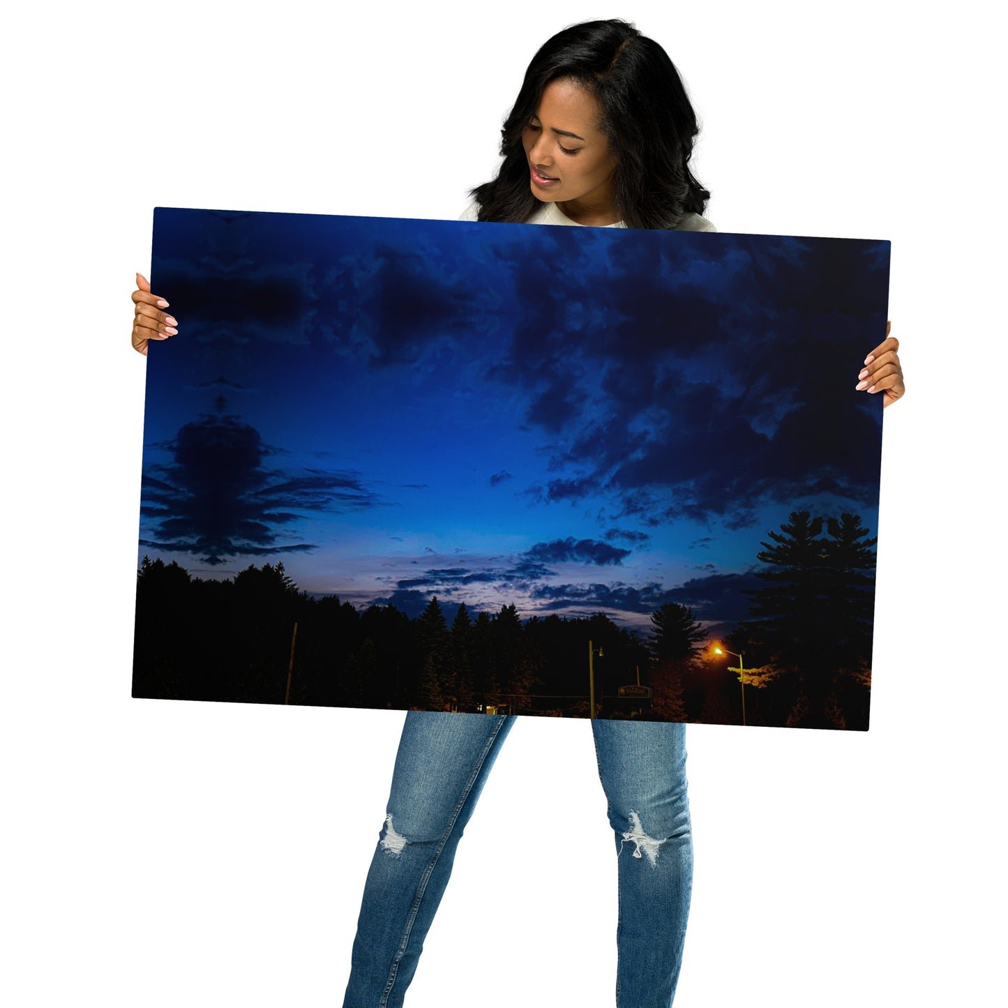 Summer Nights Metal prints