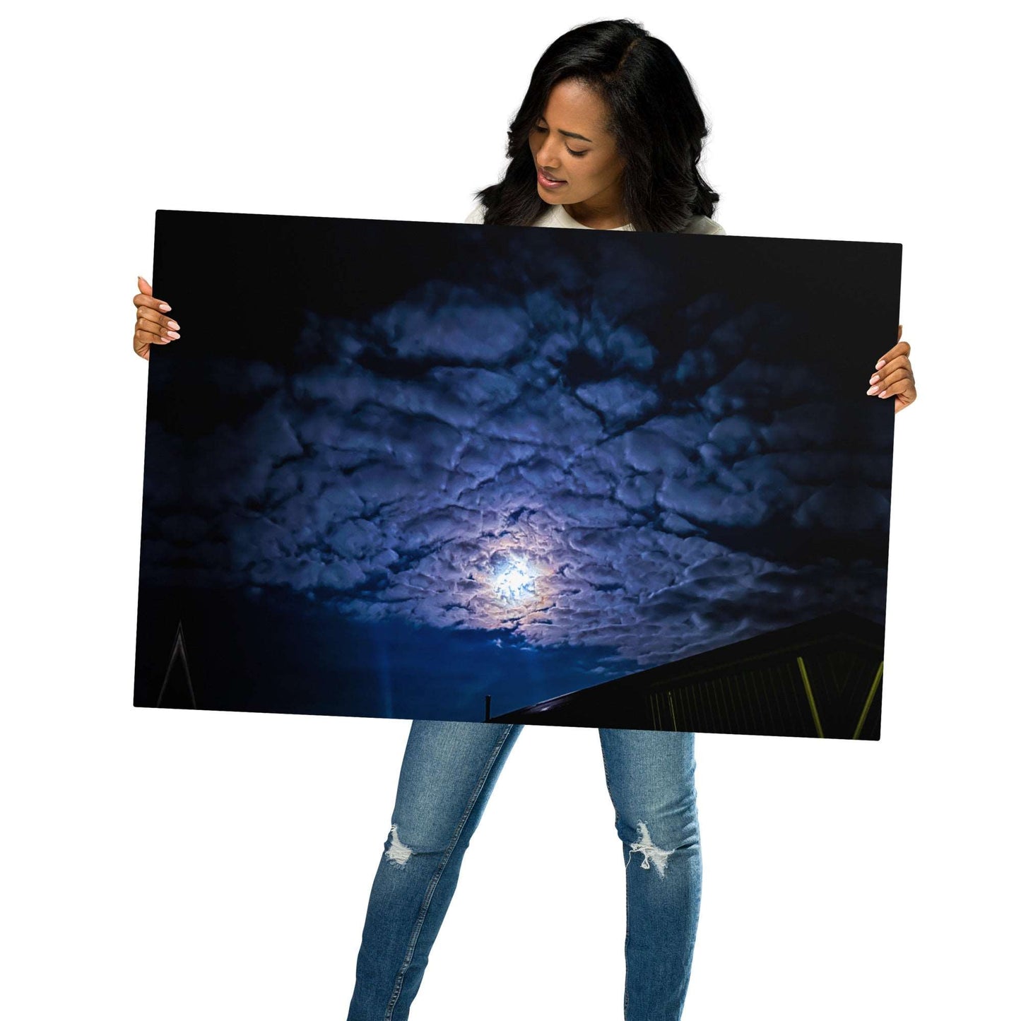 Dark Moon Metal prints