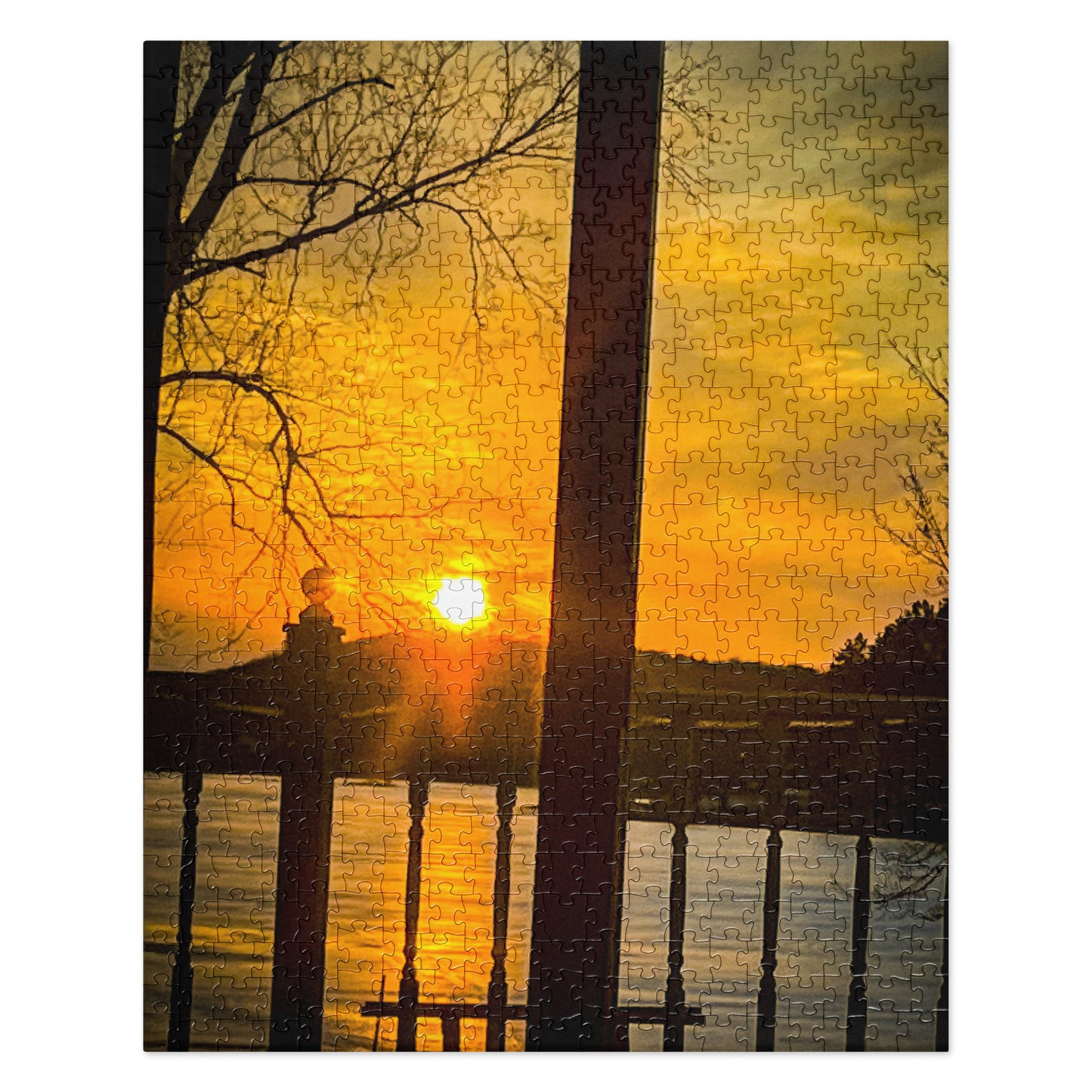 Icey Sunset Jigsaw puzzle