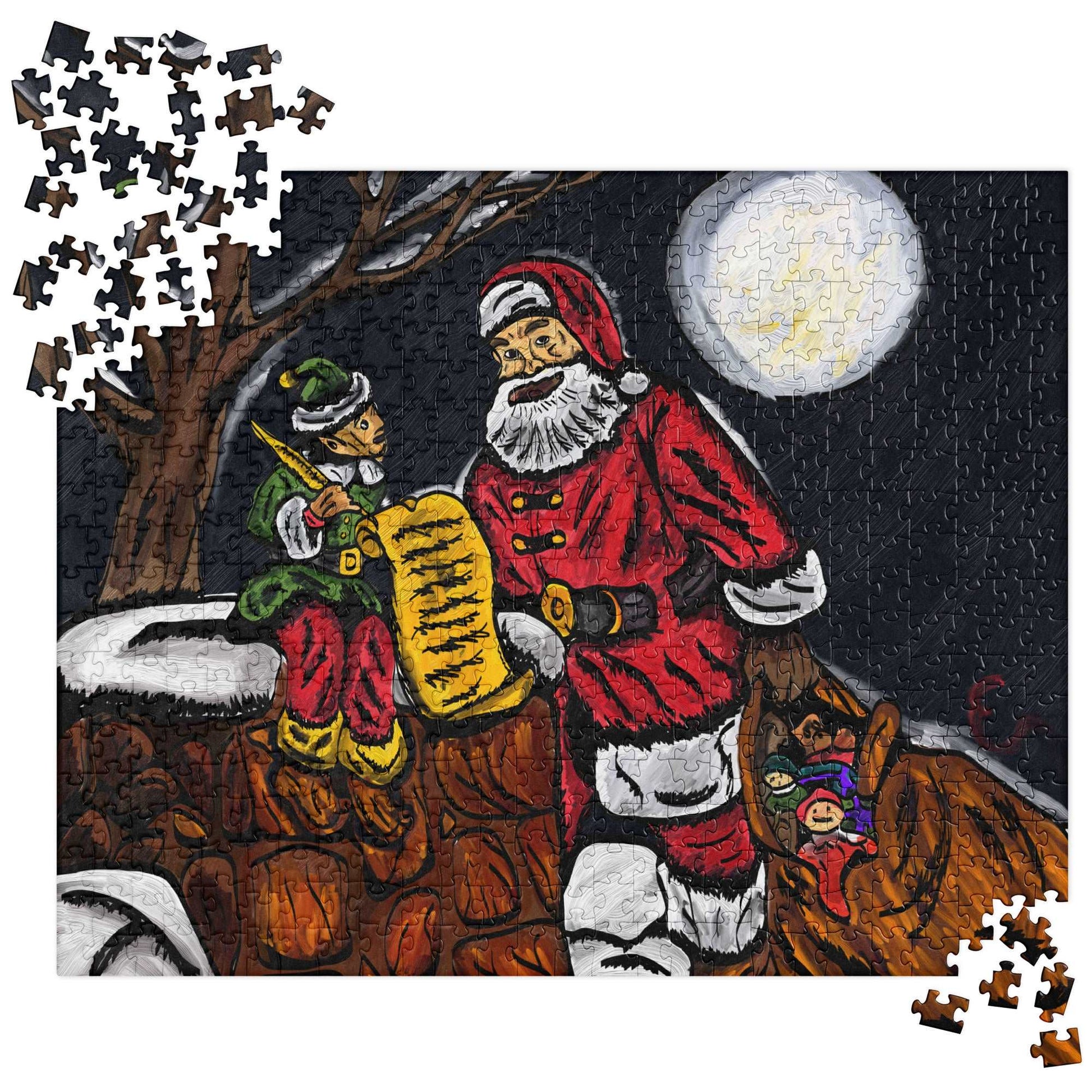 A Night With Santa Jigsaw puzzle